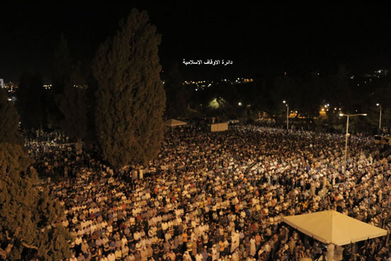 400 ألف مصلى فى المسجد الأقصى ليلة 27 رمضان (10)