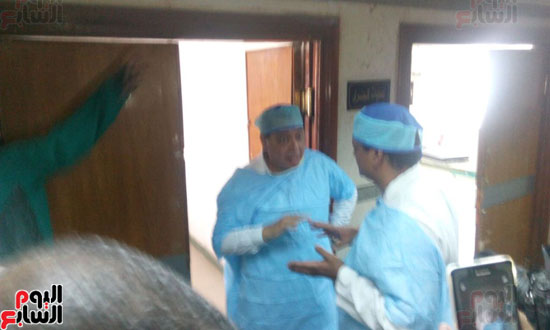 وزير الصحة ووزيرة الهجرة في مؤتمر صحفى بمستشفى الأقصر الدولى (5)