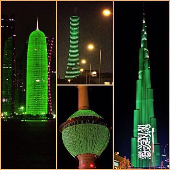  اللون الأخضر يسود حسابات الخليجيين (2)