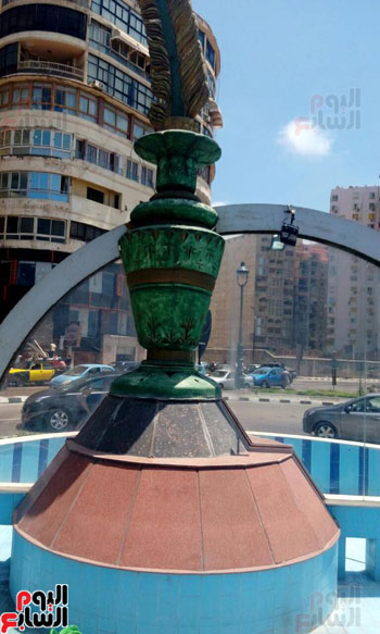 شوارع وميادين الإسكندرية تتجمل لاستقبال عيد الفطر المبارك (2)