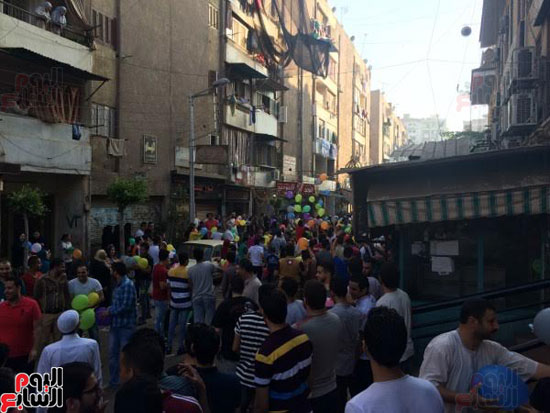 احتفالات المواطنين بالعيد فى المنصورة  (3)