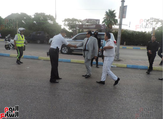 مدير امن الإسماعيلية بجولة ميدانية على أقسام الشرطة (1)