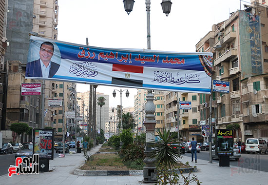 لافتات المرشحين تملاء ميدان الإبراهيمية (6)
