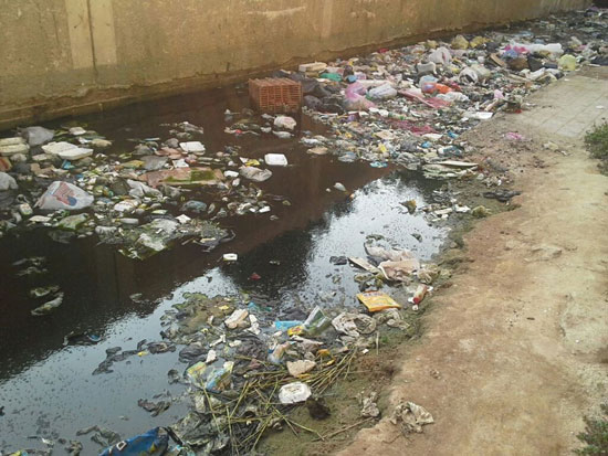 القمامة والصرف الصحى يغرقان شوارع عزبة أبو منصور (2)