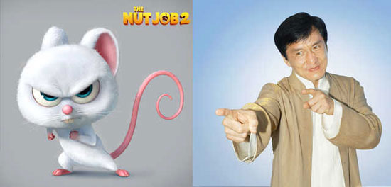 جاكى شان يؤدى صوت الفأر فى فيلم The Nut Job 2