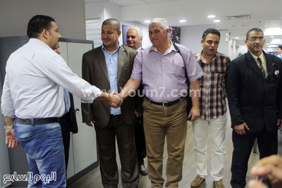  الأستاذ كريم عبد السلام رئيس التحرير التنفيذى يرحب برؤساء التحرير للصحف الإقليمية -اليوم السابع -8 -2015