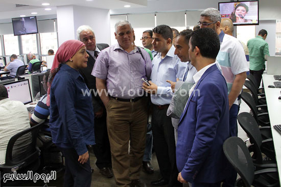  عفاف السيد رئيس قسم المنوعات تشرح آلية العمل لرؤساء التحرير -اليوم السابع -8 -2015