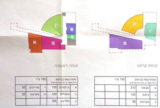 	رسم هندسى أخر للقلعة اليهودية بالقدس المحتلة -اليوم السابع -8 -2015