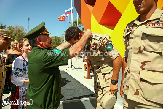 الجيش المصرى يحصل على الميدالية البرونزية -اليوم السابع -8 -2015