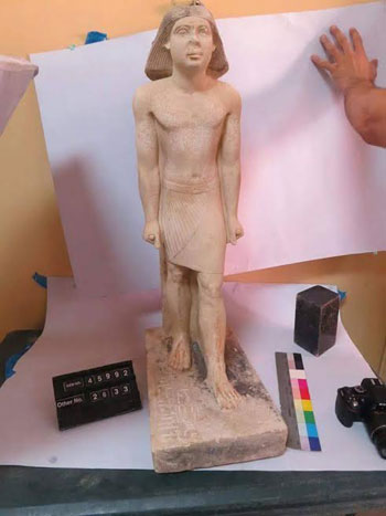 تمثال من الحجر الجيرى -اليوم السابع -8 -2015