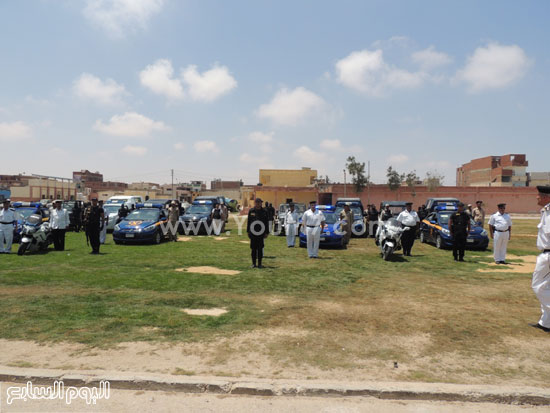  قوات التدخل السريع قبل انطلاقها بشوارع المدينة  -اليوم السابع -8 -2015