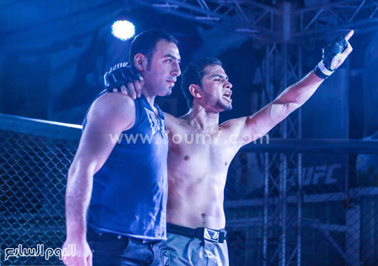 أحمد سامى يشيد بالمدرب إبراهيم الصاوى أمام الجمهور -اليوم السابع -8 -2015