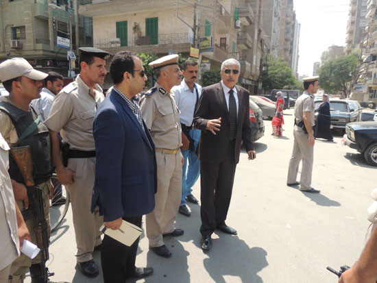 مدير الأمن يشرف على حملة مكبرة بشوارع طنطا -اليوم السابع -8 -2015