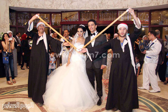زفة العروسين -اليوم السابع -8 -2015