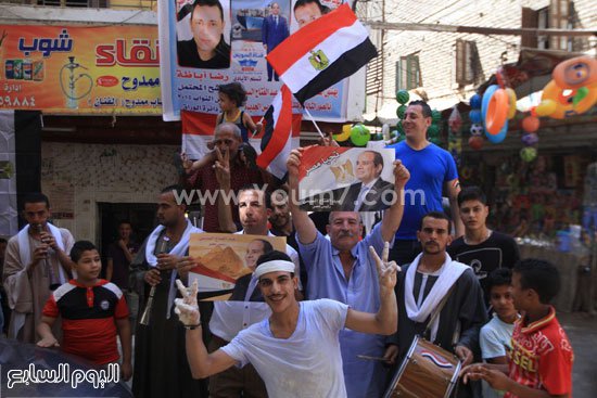 	احتفالات الحارات الشعبية فى مصر بقناة السويس الجديدة -اليوم السابع -8 -2015