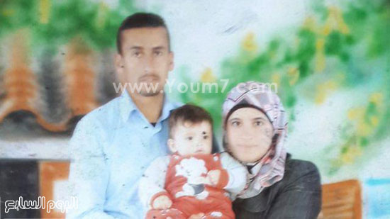 	سعد الدوابشة وزوجته والرضيع الشهيد -اليوم السابع -8 -2015