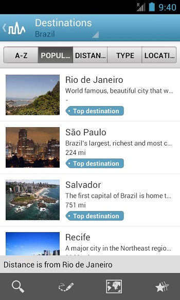 تطبيق Brazil-Travel-Guide