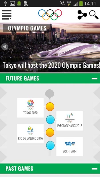 تطبيق The-Olympics