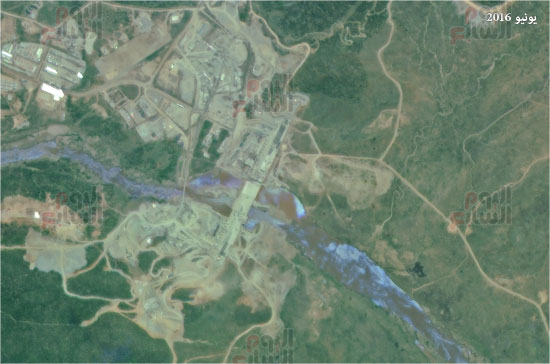 صور بالقمر الصناعى تكشف انتهاء إثيوبيا من بناء سد النهضة (4)