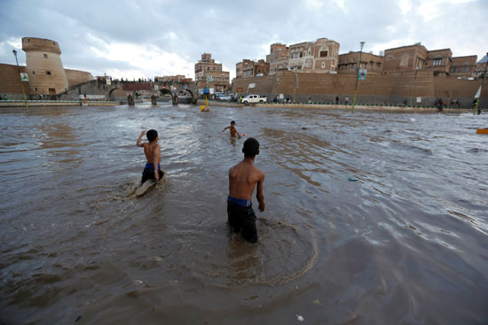 سيول، الفيضانات، اليمن، صنعاء، الحوثيون (10)