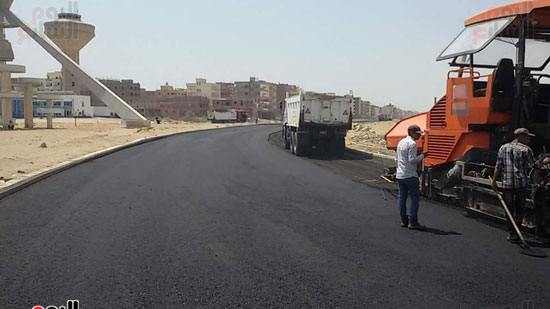 1تعمير سيناء ينفذ مشروعات تطوير الطرق بالسويس (1)