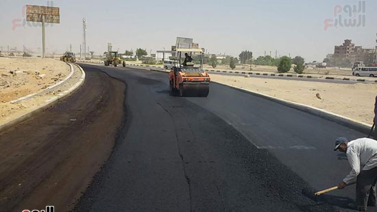 1تعمير سيناء ينفذ مشروعات تطوير الطرق بالسويس (3)