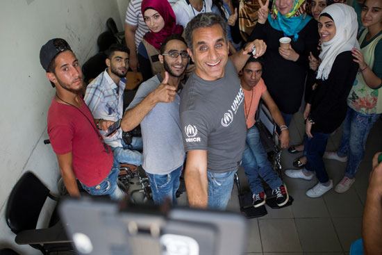 باسم يوسف يساند منتخب اللاجئين فى الأولمبياد بصورة عبر إنستجرام (2)