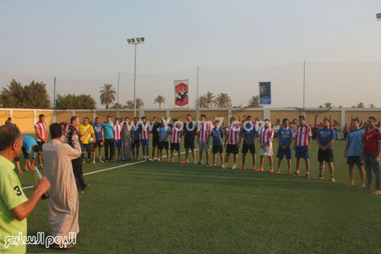 الأهالى واللاعبون خلال الاحتفالية -اليوم السابع -9 -2015
