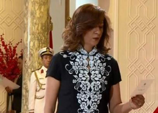  السفيرة نبيلة مكرم وزيرة الدولة للهجرة وشئون المصريين بالخارج  -اليوم السابع -9 -2015