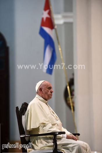 	البابا فى كاتدرائية البازيليك فى سانتياجو  -اليوم السابع -9 -2015