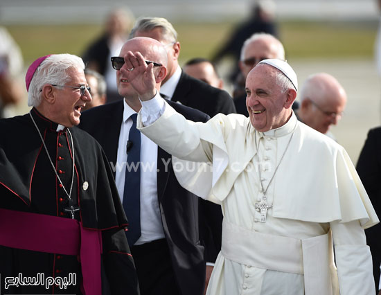 	البابا فرانسيس يحى الشعب الكوبى -اليوم السابع -9 -2015