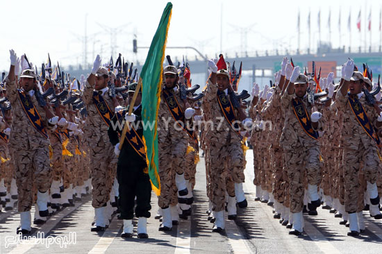  مسيرة الحرس الثورى فى الاحتفالات  -اليوم السابع -9 -2015