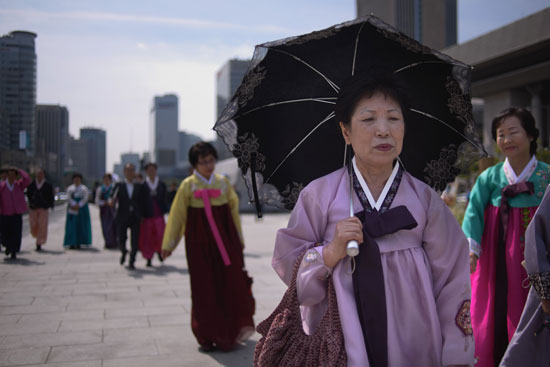 مهرجان سول لإعادة ارتداء الزى الكورى -اليوم السابع -9 -2015