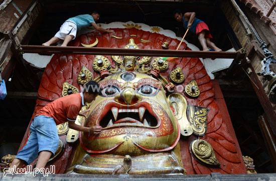 مهرجان indra jatra فى نيبال -اليوم السابع -9 -2015