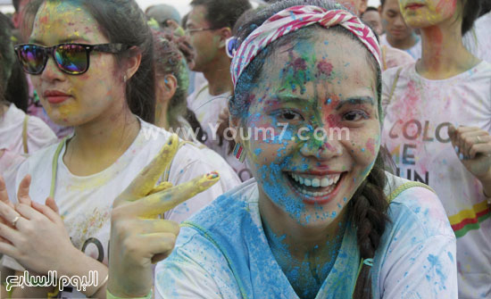 	مهرجان جرى الألوان فى هانوى -اليوم السابع -9 -2015