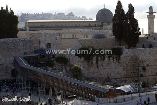 يشكل حائط البراق قسمًا من الحائط الغربى للحرم القدسى  -اليوم السابع -9 -2015