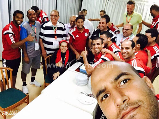  مسئولو اللجنة الأولمبية مع المنتخب -اليوم السابع -9 -2015