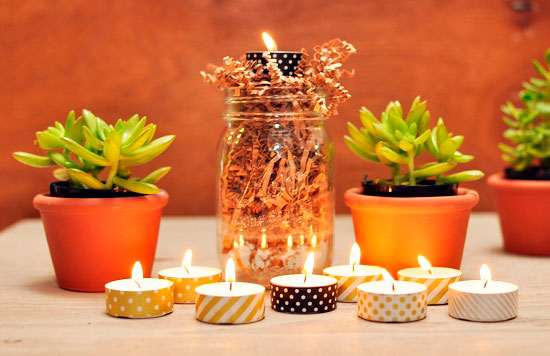 طريقة مميزة لصنع الشموع الأنيقة لجميع أنحاء المنزل -اليوم السابع -9 -2015