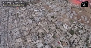 مدينة كوبانى على الحدود التركية السورية
