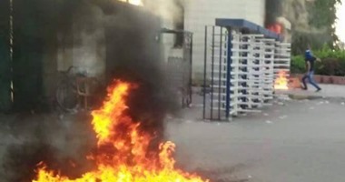 الإخوان يعلنون مسئوليتهم عن حرق غرفة أمن جامعة الزقازيق  