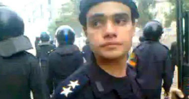الملازم أول محمد صبحى الشناوى المتهم باستخدام القوة وأسلحة قنص لاستهداف المتظاهرين