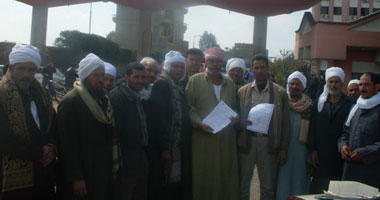 جانب من الوقفة الاحتجاجية