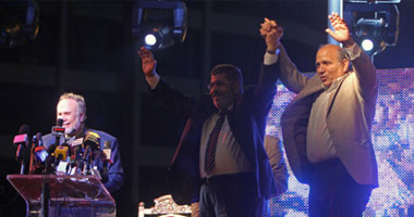 عبد الله الأشعل و د. محمد مرسى