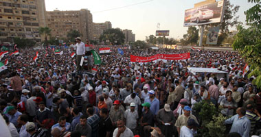 جانب من مظاهرات رابعة العدوية