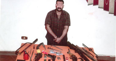 الأسلحة والأدوات التى تم ضبطها