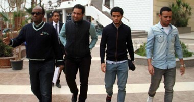 عمر جابر ومسئولو الزمالك عقب الصلح