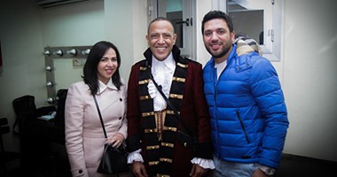 	إيمى والرداد مع أشرف عبد الباقى