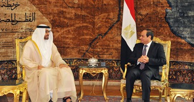 الرئيس عبد الفتاح السيسى والشيخ شيخ محمد بن زايد