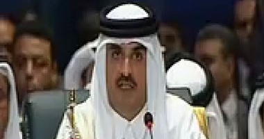 وجه أمير قطر تميم بن حمد