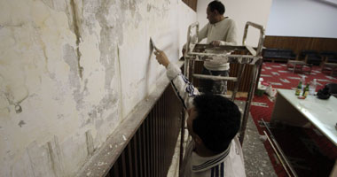 عملية دهان حوائط